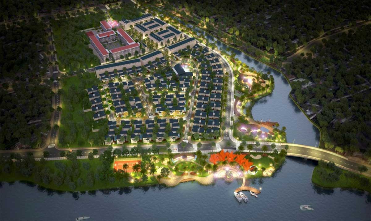 Phối cảnh tổng thể dự án khu dân cư Senturia Nam Sài Gòn huyện Bình Chánh