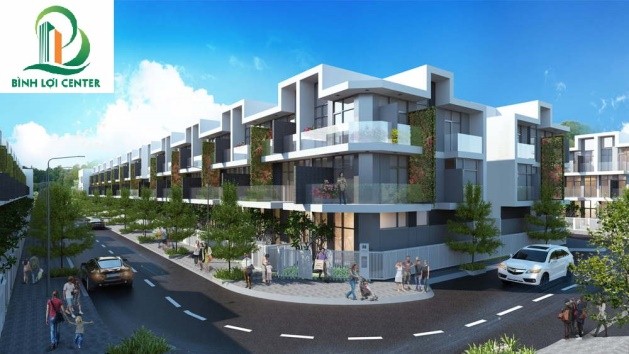 Phối cảnh khu dân cư Bình Lợi Center tại huyện Bình Chánh