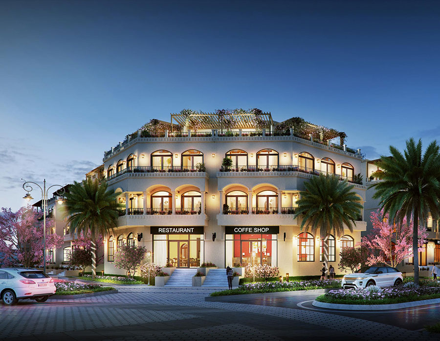 Biệt thự Palm Garden Shop Villas Phú Quốc - Phú Quốc Marina