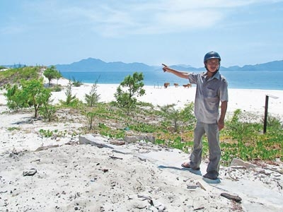 Thửa đất được cấp sổ đỏ, với việc giả chữ ký của bà Chiêu