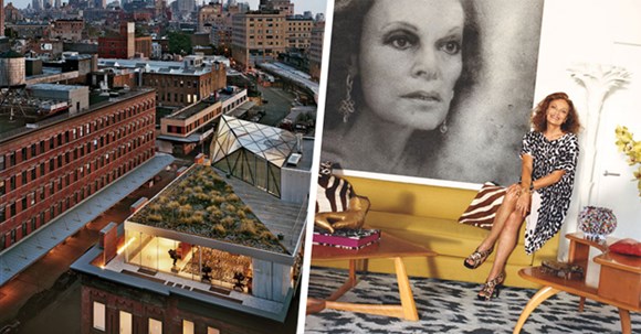 Choáng váng với căn hộ sang trọng của NTK Diane von Furstenberg