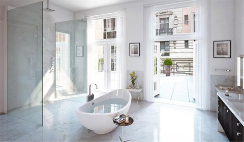 Các phòng bên trong được thiết kế rộng rãi, với không gian thoáng và đầy ắp ánh sáng.