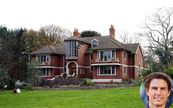 Tom Cruise sở hữu rất nhiều bất động sản, trong đó có nhà nghỉ ở Sussex, Anh.