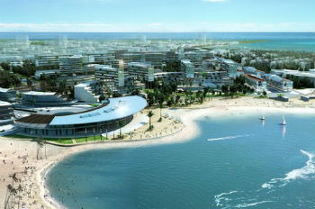 Phối cảnh dự án Khu đô thị du lịch biển Cần Giờ