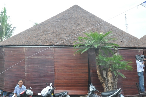 nhà vườn, nhà cổ, hình chóp nón, Hội An, giàu có