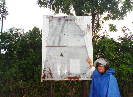 Dự án cụm công nghiệp Tóc Tiên 2 tại xã Tóc Tiên (huyện Tân Thành) chậm triển khai thực hiện do vướng giải phóng mặt bằng.