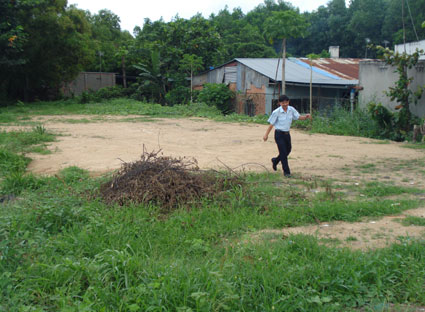 Dự án Khu dân cư số 5 xã Tân Phước (huyện Tân Thành) chậm tiến độ đã bị thu hồi chủ trương đầu tư.