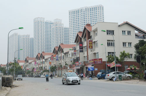 Khu đô thị mới Mỗ Lao, quận Hà Đông. Ảnh: Nguyễn Anh