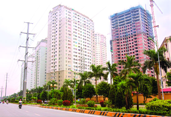 Dự án Tân Tây Đô (Hoài Đức) của Cengroup và Hải Phát liên kết. Ảnh: Phí Hà