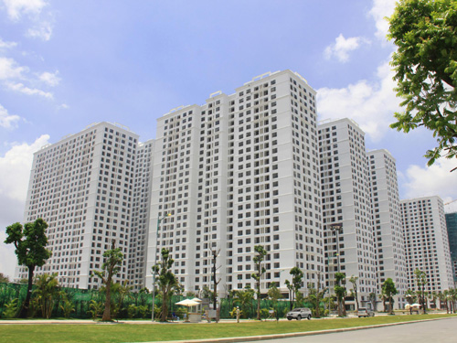 Nhiều căn hộ tại Times City đã được sử dụng. Ảnh: Yên Chi
