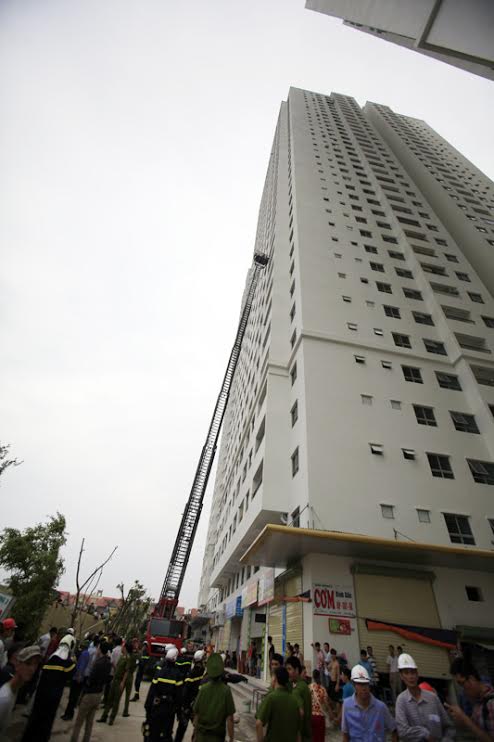 nhà cao tầng, chung cư, PCCC, thang cứu hộ