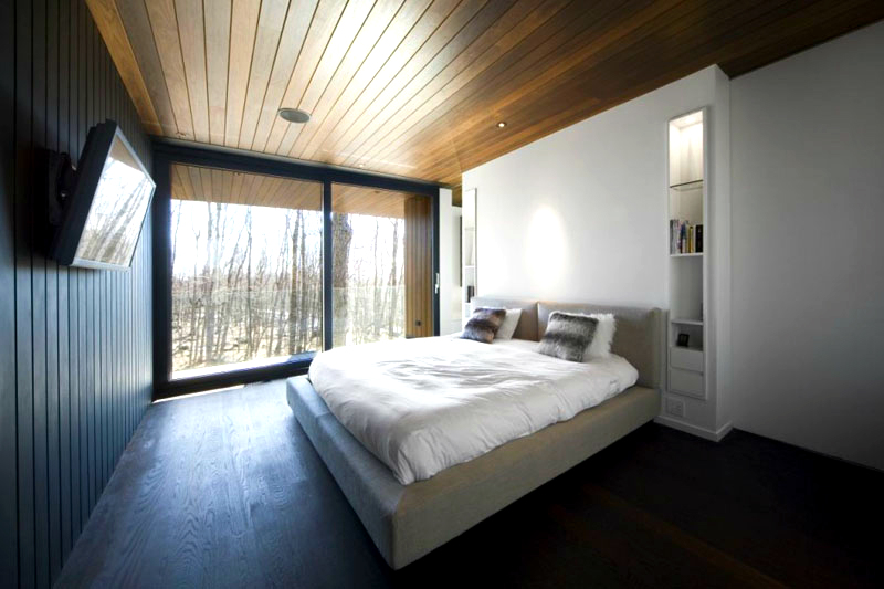Nhà thêm ấm áp với trần bằng gỗ