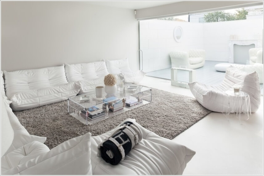 Cách đưa nội thất màu trắng vào không gian căn nhà