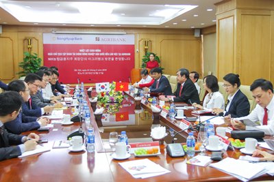 Đối tác Hàn Quốc đề xuất hỗ trợ Agribank cổ phần hoá