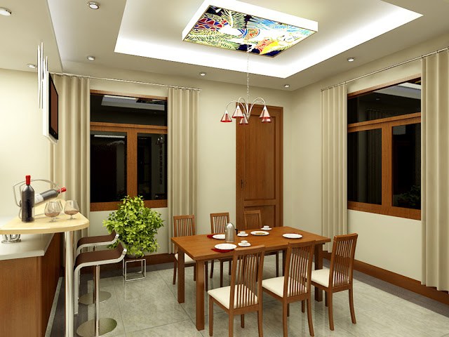 3 mẫu trần thạch cao phòng bếp đẹp đón đầu xu hướng 2021 - CafeLand.Vn