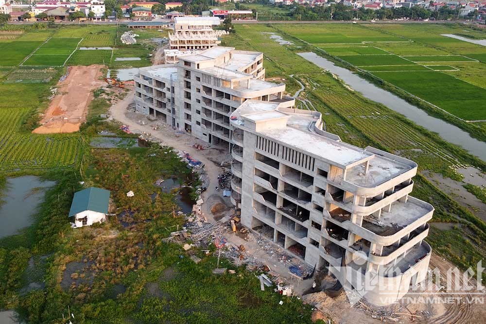 Vĩnh Phúc: Dự án không phép chình ình mọc lên ngay cạnh trụ sở phường