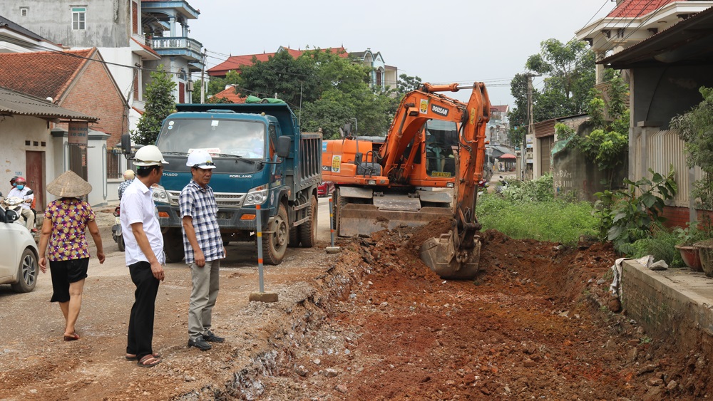 Bắc Giang: Vướng mắc giải phóng mặt bằng, tỉnh lộ 292 thi công dang dở