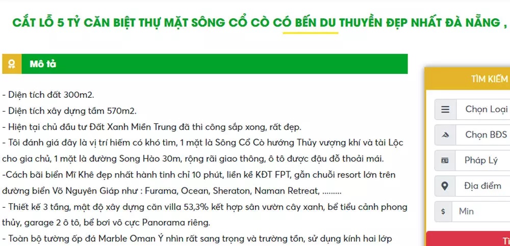 Suốt 2 năm đóng băng, biệt thự biển triệu đô đua nhau cắt lỗ Suốt 2 năm đóng băng, biệt thự biển triệu đô đua nhau cắt lỗ