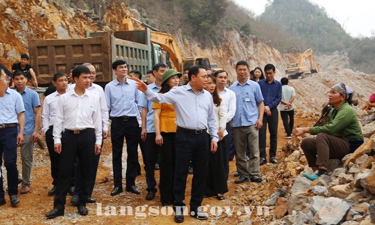 Lạng Sơn kiểm tra, gỡ khó cho dự án chậm tiến độ- Ảnh 1.
