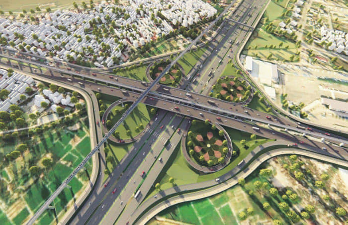 Hà Đông gần hoàn tất giải phóng mặt bằng đường Vành đai 4, chuẩn bị “nắn hình” đại lộ xuyên vùng Thủ đô- Ảnh 1.