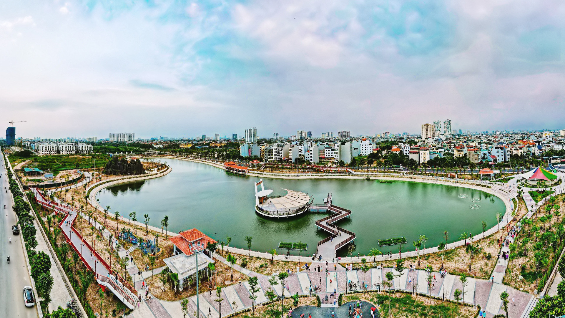 Quận rộng nhất Hà Nội sắp có công viên và hồ điều hòa gần 6ha- Ảnh 1.
