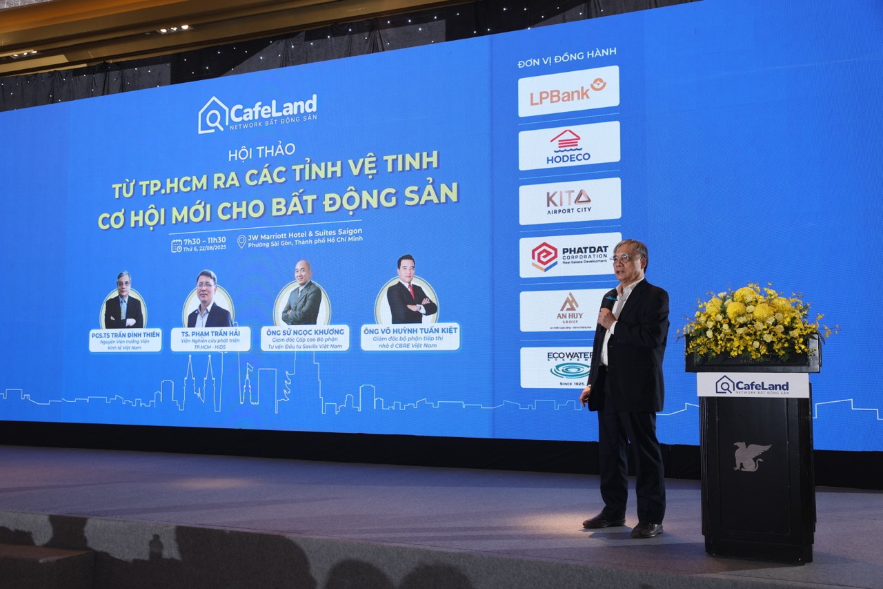 Trực tiếp Hội thảo: Từ TP.HCM ra các tỉnh vệ tinh - Cơ hội mới cho bất động sản