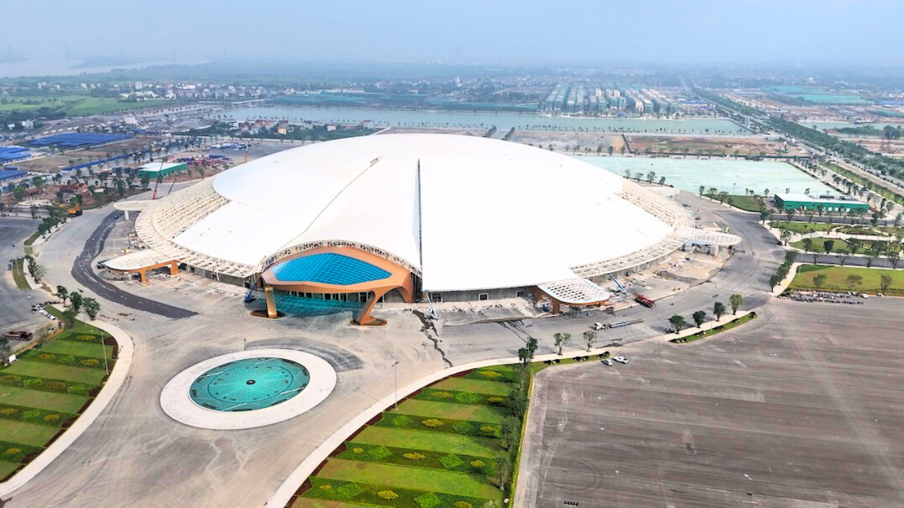 Khánh thành Trung tâm Hội chợ Triển lãm Quốc gia hơn 7.000 tỷ đồng tại Hà Nội- Ảnh 4. Khánh thành Trung tâm Hội chợ Triển lãm Quốc gia hơn 7.000 tỷ đồng tại Hà Nội- Ảnh 4.