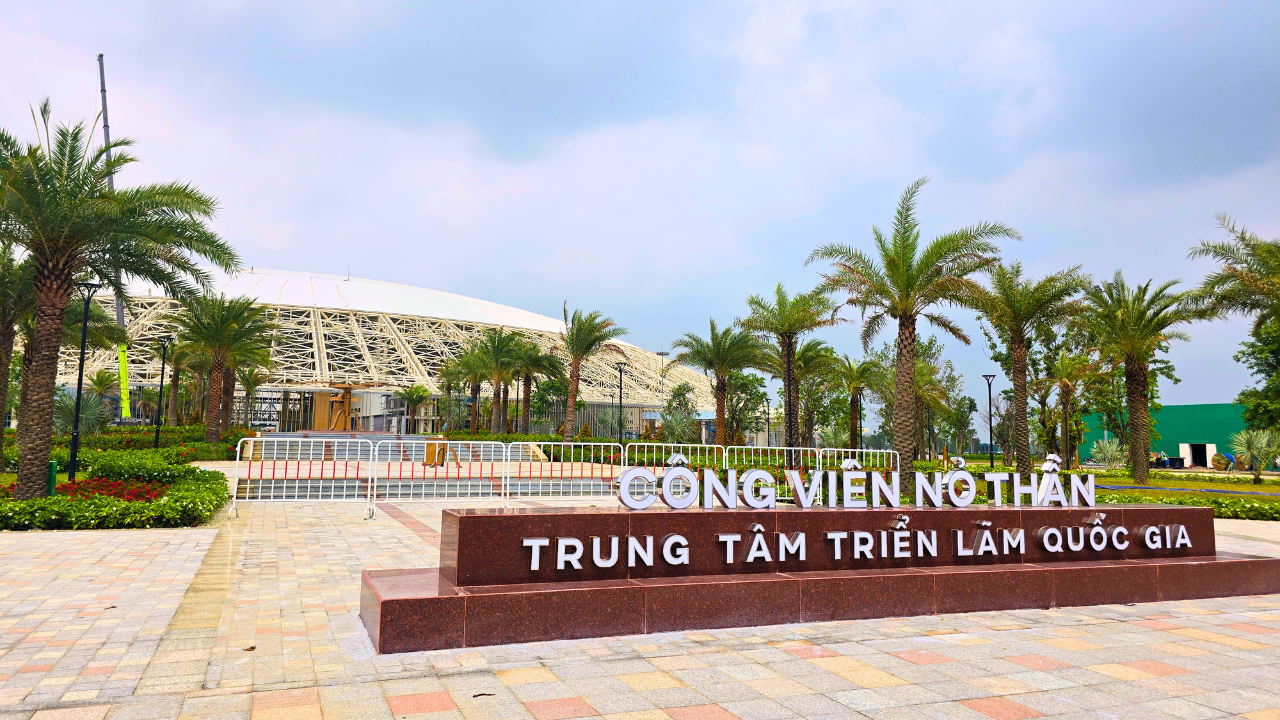 Khánh thành Trung tâm Hội chợ Triển lãm Quốc gia hơn 7.000 tỷ đồng tại Hà Nội- Ảnh 1. Khánh thành Trung tâm Hội chợ Triển lãm Quốc gia hơn 7.000 tỷ đồng tại Hà Nội- Ảnh 1.