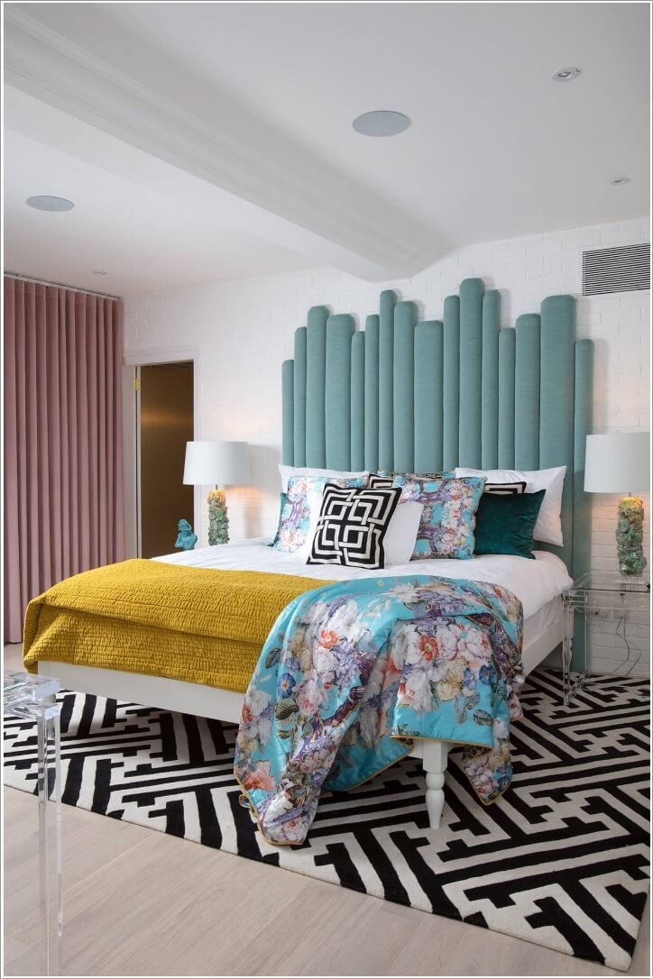 Trang trí phòng ngủ theo phong cách color block
