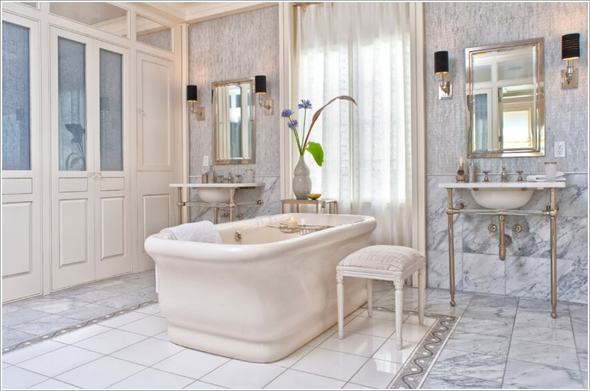 Cách đơn giản trang trí không gian phòng tắm Cách đơn giản trang trí không gian phòng tắm