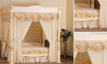 Giường ngủ phong cách hoàng gia hơn 133 tỷ đồng