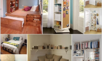Ý tưởng lưu trữ thông minh cho phòng ngủ nhỏ