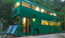 Biến chiếc xe buýt hết đát thành căn nhà hai tầng