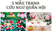5 mẫu tranh cửu ngư quần hội đẹp, ý nghĩa