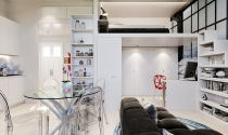 Thiết kế siêu tiết kiệm không gian trong căn hộ 29m2