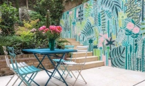 Ý tưởng trang trí đầy màu sắc làm mới không gian ngoài trời
