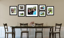 Ý tưởng trang trí tường nhà bằng khung ảnh