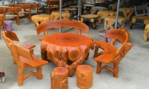 9 mẫu bàn ghế sân vườn giả gỗ được ưa chuộng hiện nay