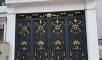 Mẫu cửa sắt 4 cánh đẹp, sang trọng hiện nay