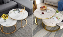 Những mẫu bàn trà mặt đá đẹp, sang chảnh năm 2022
