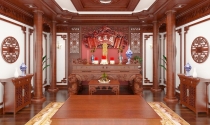 10 mẫu thiết kế phòng thờ đẹp, trang nghiêm, hợp phong thủy