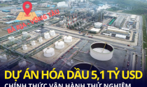 Dự án hóa dầu hơn 5 tỷ USD tại Bà Rịa - Vũng Tàu chính thức vận hành thử nghiệm