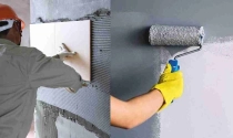 Nên chọn ốp gạch hay sơn tường cho công trình nhà ở?