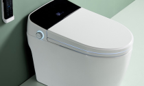 Mẫu bồn cầu thông minh trong không gian phòng tắm hiện đại
