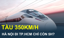 Đường sắt tốc độ cao nếu làm theo phương án này, từ Hà Nội đi TP.HCM chỉ mất 5 giờ