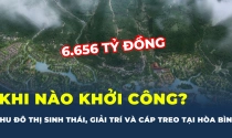 Sắp khởi công Khu đô thị sinh thái, giải trí và cáp treo hơn 6.600 tỷ đồng tại Hòa Bình