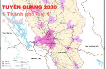Quy hoạch Tuyên Quang 2030 với thành phố loại 1 và 4 thị xã