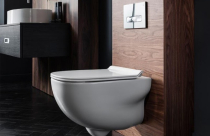 “Ăn gian” diện tích cho những phòng tắm nhỏ bằng… chiếc bồn cầu treo tường