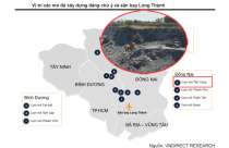 Mỏ đá trữ lượng 9 triệu m3, nằm cách sân bay Long Thành 25km được Đồng Nai giai hạn thời gian khai thác