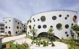 Trường mầm non với thiết kế độc đáo ở Nghệ An